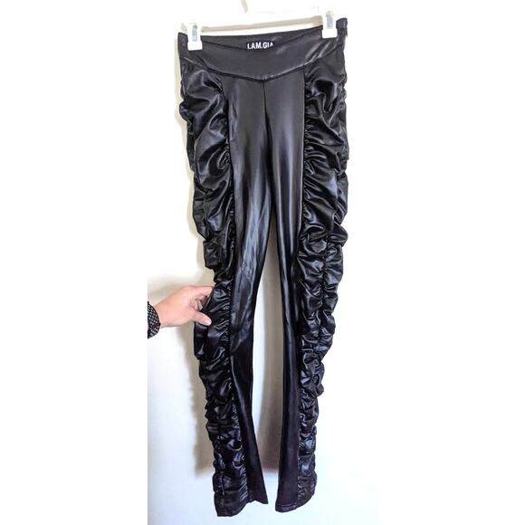 I.AM.GIA Temperance Vegan Leather Pant in Black, Size Small - Picture 4 of 9